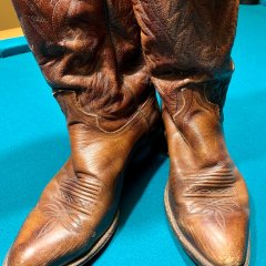 Vintage Dan Post Mens Western Cowboy Boots Size 10.5