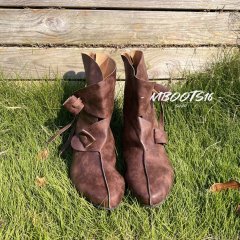 Medieval Renaissance Viking Boots Ren Faire Boots Handmade