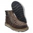 MEN Oil Resistant WORK BOOT Double Zipper Chocolate