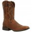 Westward Prairie Brown Square Toe Western Boot for Men