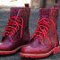 Handmade Leather American Worker Ranger Red Boots Military