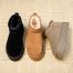 VEGAN PLATFORM BOOTS Adults Mini Snow Designer Ankle Slippers