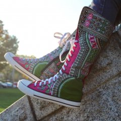 Sneaker Boots Funky Boots Size 8 Size 11 Dashiki