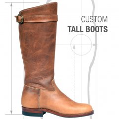 Custom Tall Leather Boots