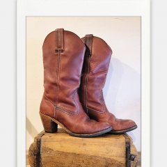 Dexter Red Boots/ Size 7.5/fall Boots/heeled Boots/ Frye