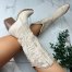 Cowboy Western Boots Cream