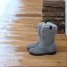 Felt Boots Natural Gray Black Felted Winter Wool Boot