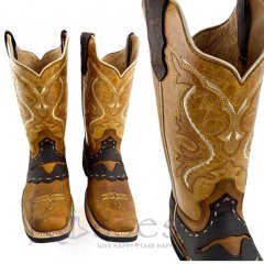 TJAYZ SALE NEW Handmade 100% Leather Cowboy Rodeo Boots