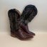 Vintage Mens Western Cowboy Boots Rayo De Plata Brown