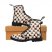 Women's Canvas Boots Boots Brown and White Boots Canvas